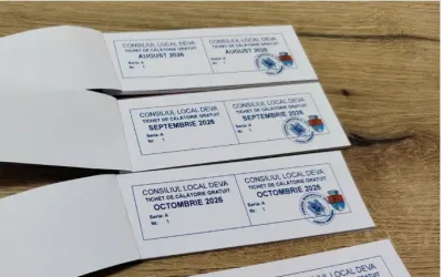 Deva: distribuirea tichetelor gratuite pentru transportul public local (august–noiembrie 2026)
