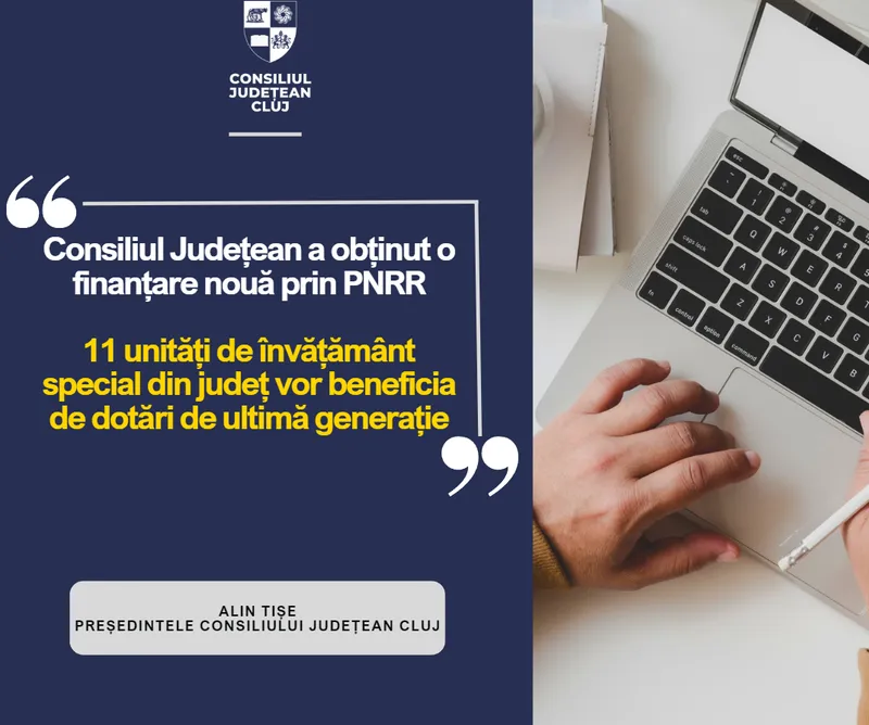 Consiliul Județean a obținut o finanțare nouă prin PNRR