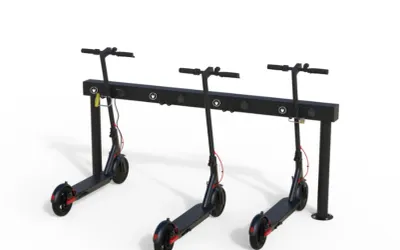 Statie incarcare trotinete electrice-alimentata la retea