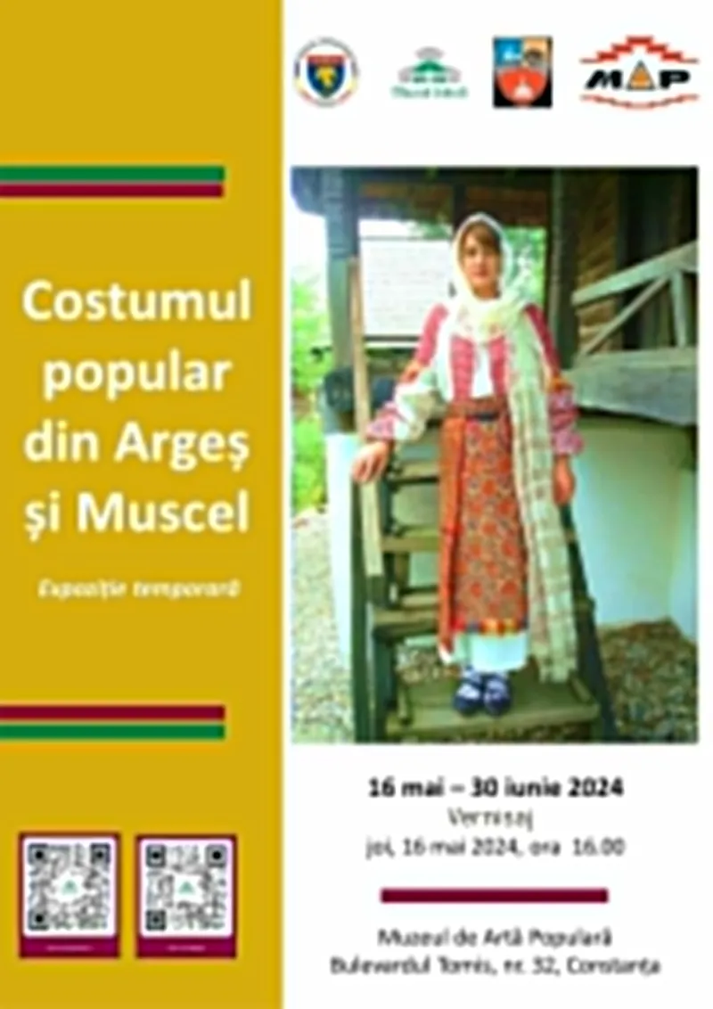 La Muzeul de Artă Populară Constanța este deschisă expoziția „Costumul popular din Argeș și Muscel”