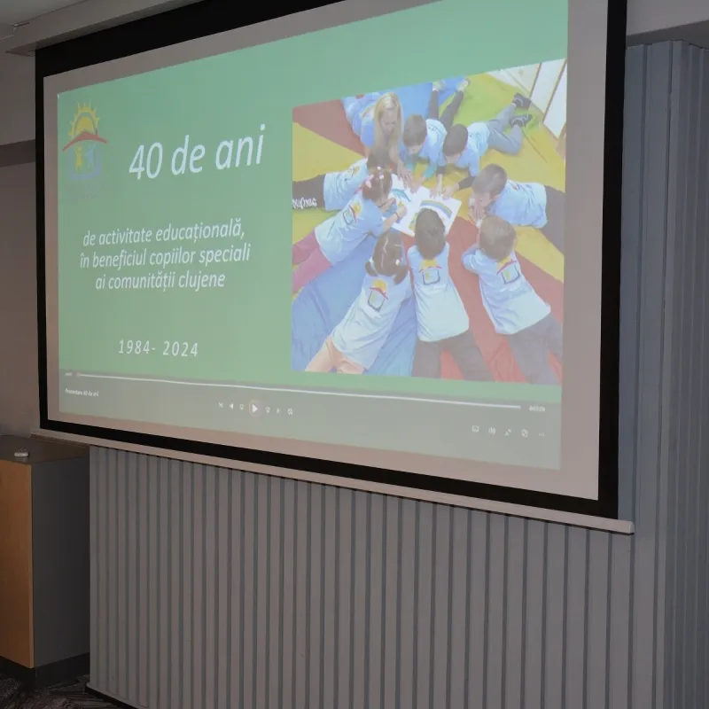 Grădinița Specială Cluj-Napoca, 40 de ani de activitate în beneficiul copiilor cu cerințe educative speciale