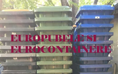 Europubele 120/140 litri utilizate