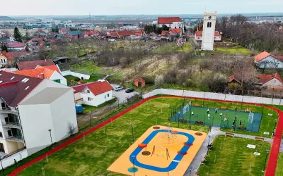 Odată cu venirea primăverii, orădenii se pot bucura de noul parc amenajat în Cartierul Episcopia