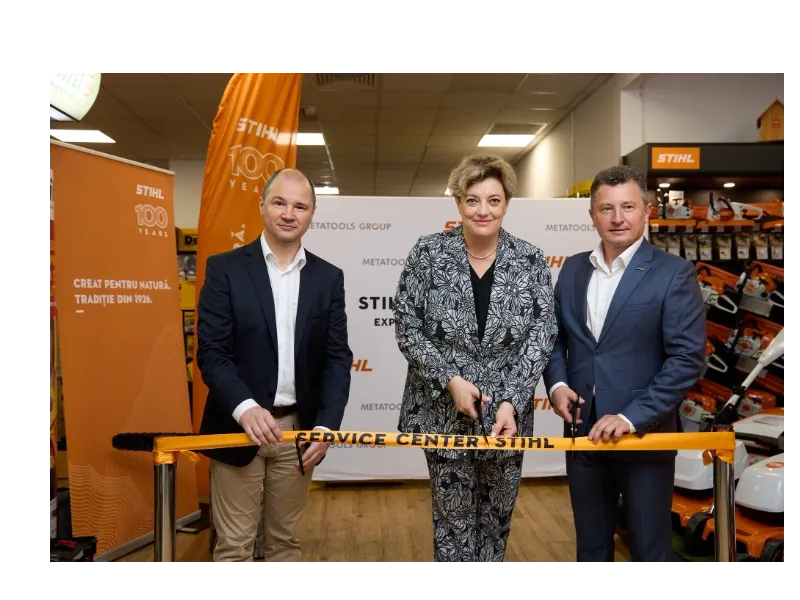 STIHL România inaugurează, în parteneriat cu Metatools Group, primul Service Center oficial STIHL din țară, introducând un nou standard premium de service în Ploiești