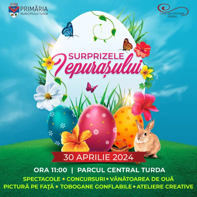 Eveniment „Surprizele Iepurașului”  30 aprilie 2024