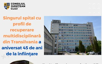 Singurul spital cu profil de recuperare multidisciplinară din Transilvania a aniversat 45 de ani de la înființare