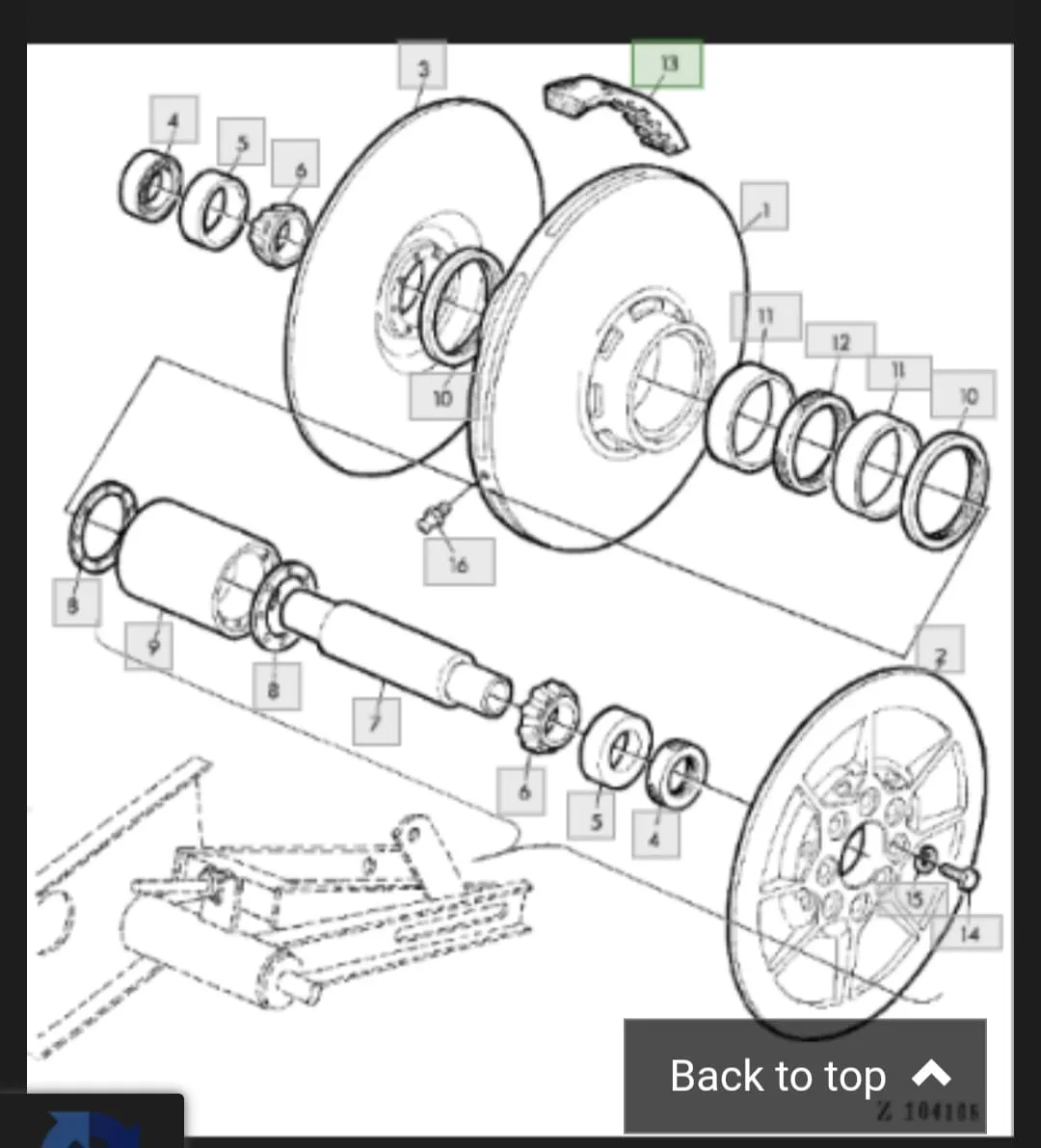 Curea tractiune John Deere_Z33967