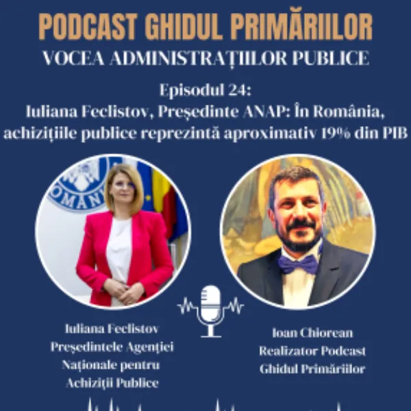 Iuliana Feclistov, Președinte ANAP: În România, achizițiile publice reprezintă aproximativ 19% din PIB