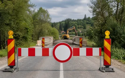 Trafic închis pe DJ 103B la Budila pentru demolarea și refacerea podului începând cu 21 septembrie 2026