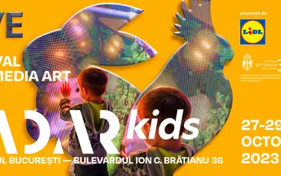 Evoluează la „RADAR Kids”!  Vino să interacționezi cu roboți și instalații digitale!