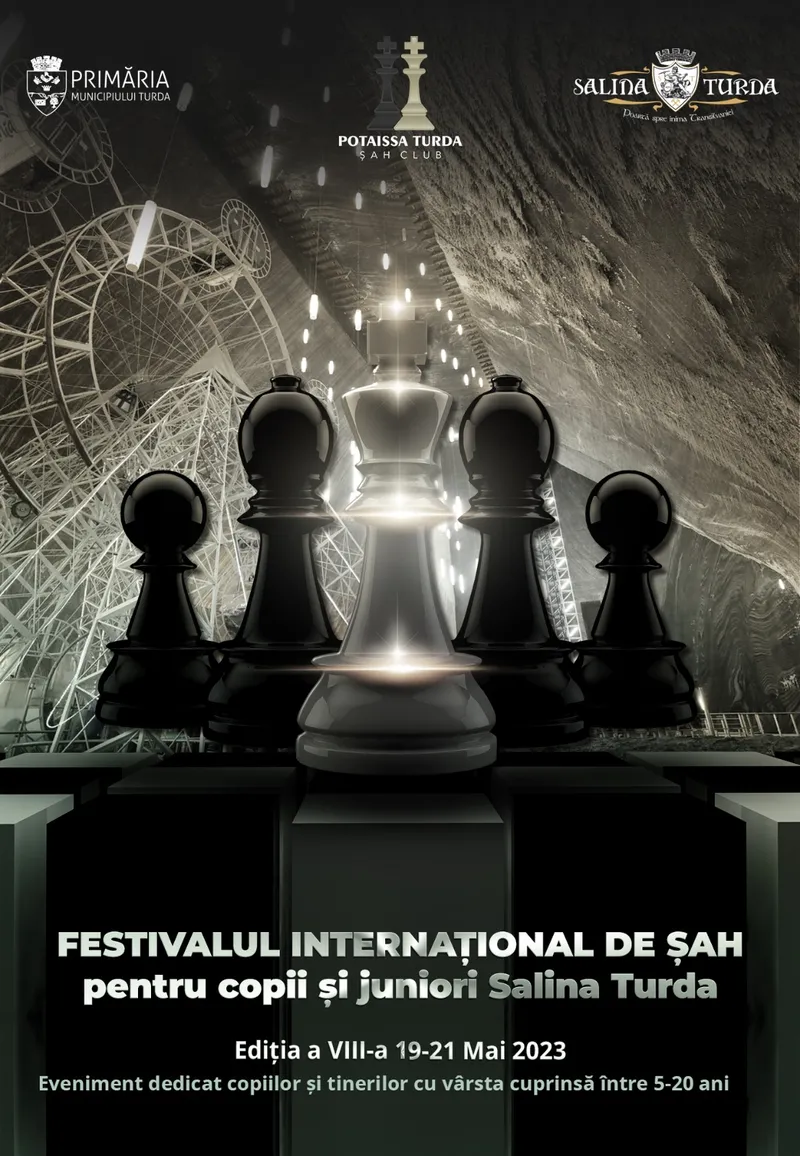 Primăria Municipiului Turda și Șah Club Potaissa Turda organizează Festivalul Internațional de Șah