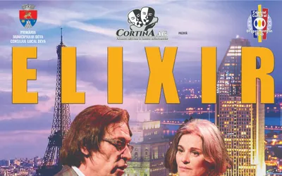 Maia Morgenstern şi Marius Bodochi, în „Elixir” – la Centrul  Cultural „Drăgan Muntean” din Deva