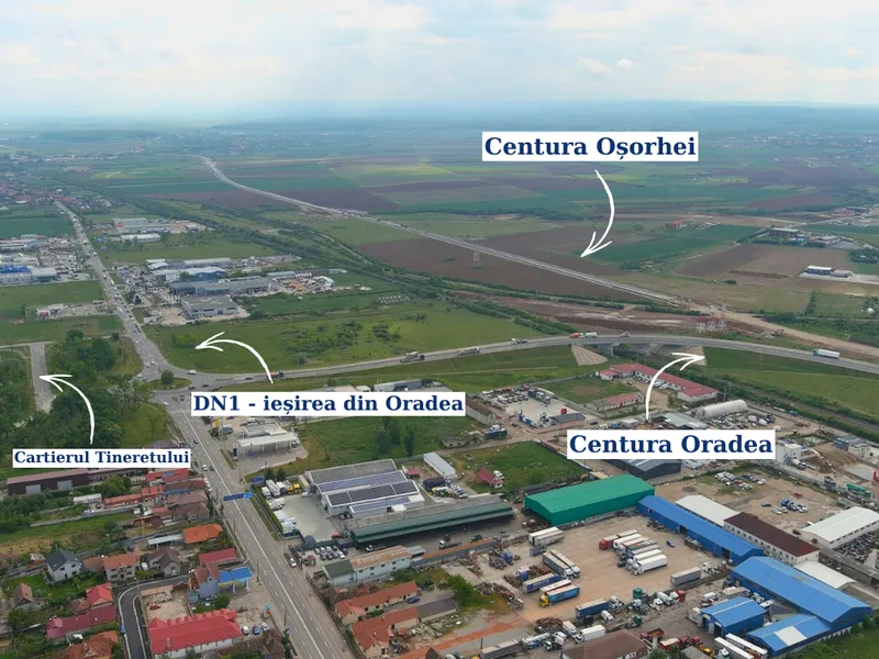 Asfalt pe Centura Oșorhei