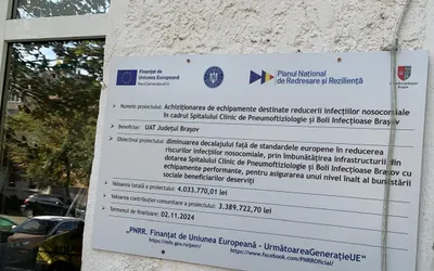 Consiliul Judeţean Braşov continuă modernizarea dotărilor spitaliceşti prin intermediul fondurilor europene nerambursabile!