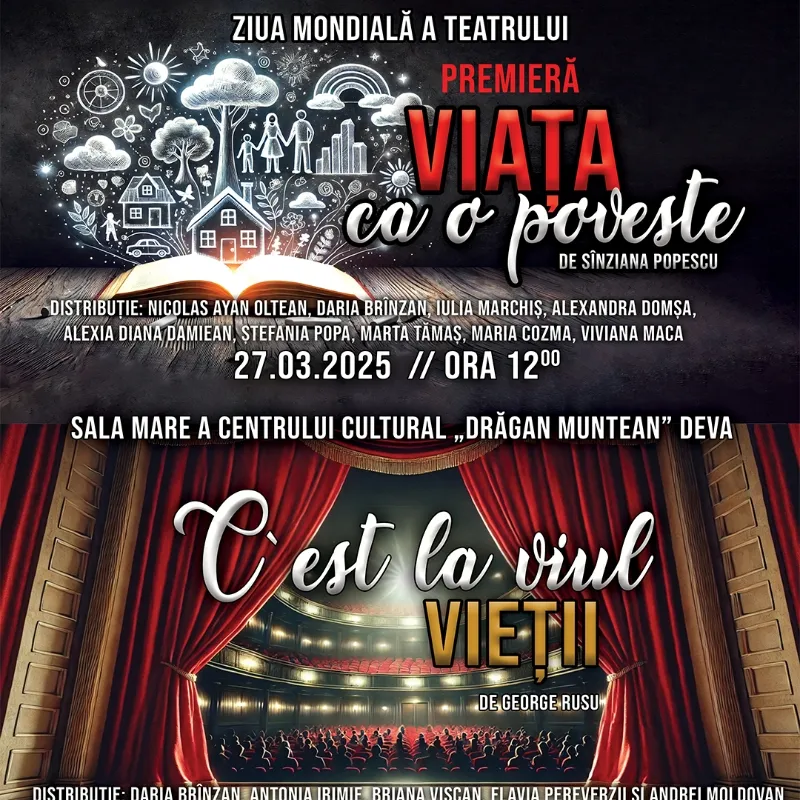 Deva celebrează Ziua Mondială a Teatrului