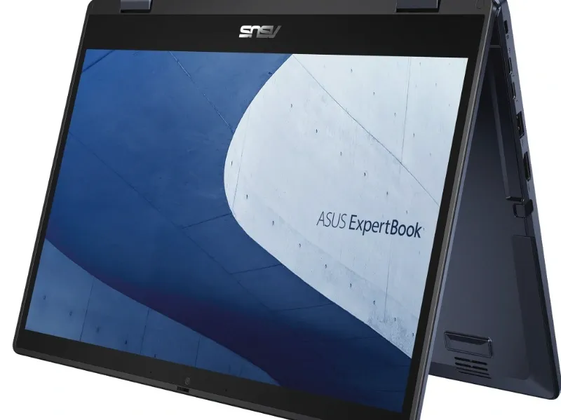 Laptop 2-în-1 ASUS ExpertBook B3 Flip B3402FBA – Versatilitate și mobilitate pentru personalul din primărie