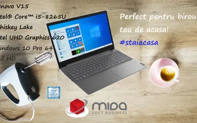 Laptop Lenovo V15 IWL - Stoc disponibil