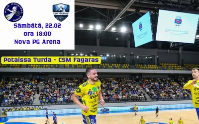Meci de handbal în 22 februarie 2025 la Turda