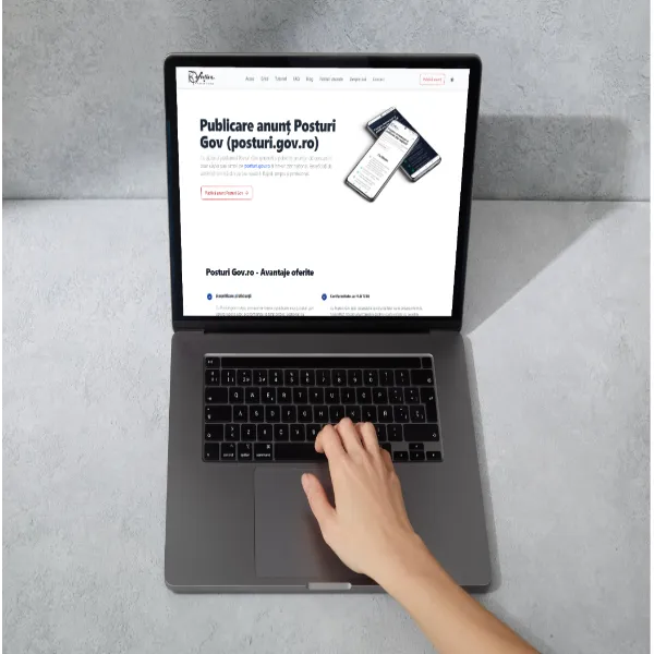 Publicare anunț de concurs cu Posturigov.ro APP