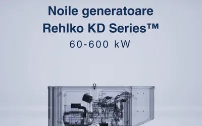 Noile generatoare Rehlko KD Series™ 60–600 kW stabilesc un nou standard în alimentarea de rezervă fiabilă