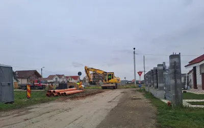 Se lucrează la modernizarea unor străzi din cartierele  Grigorescu și Tineretului