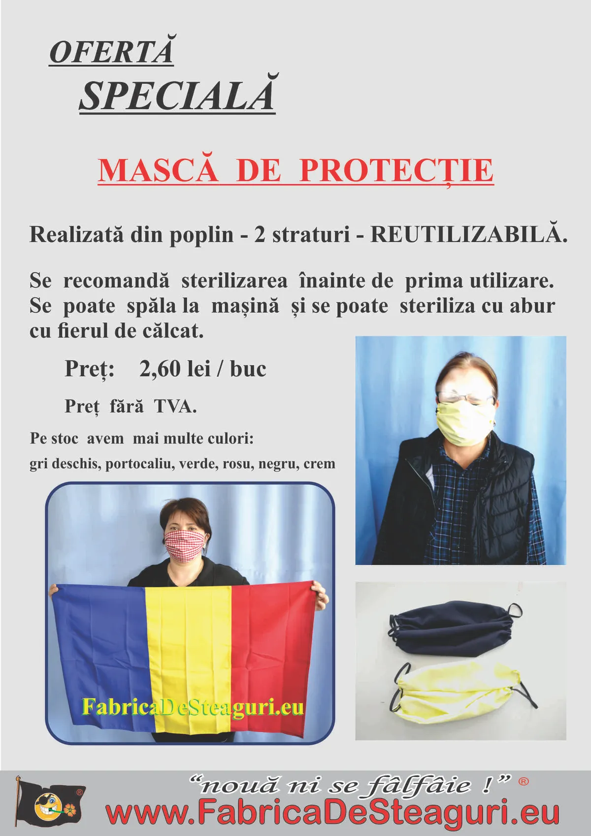 MASCA  PROTECTIE  TEXTILA