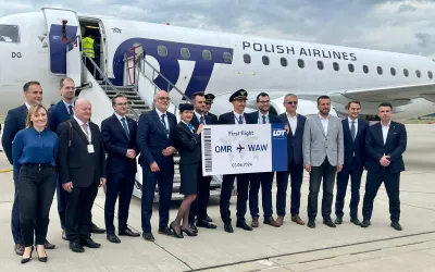 Noi zboruri spre Varșovia de pe Aeroportul Oradea lansate de compania aeriană LOT  Polish Airlines