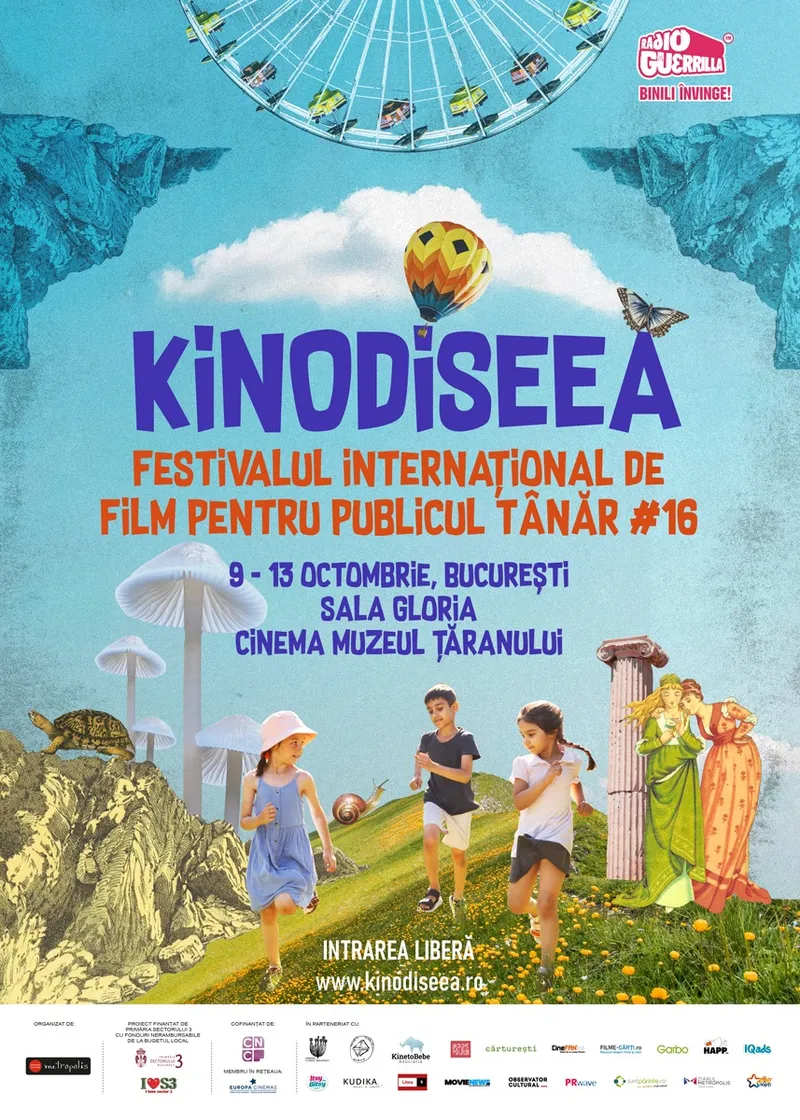 Începe KINOdiseea!  Festivalul internațional de film pentru publicul tânăr