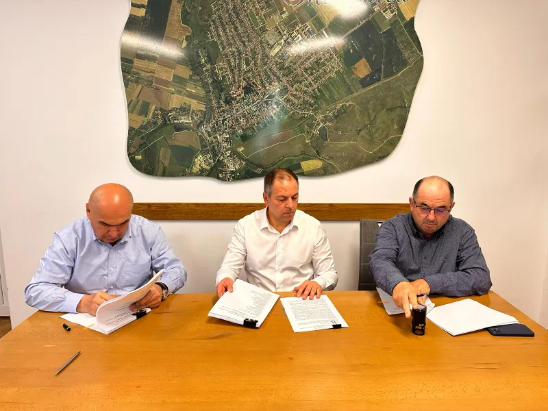 S-a semnat contractul pentru Parcul Industrial Marghita