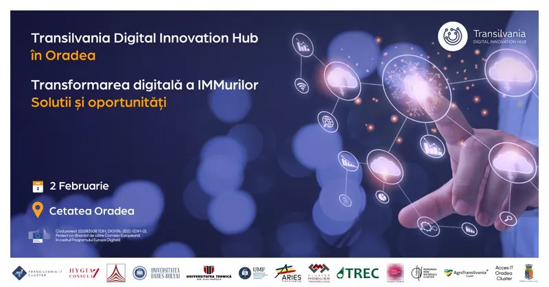 Evenimentul „Transformare digitală a IMM-urilor. Soluții și  oportunități’’, la Oradea