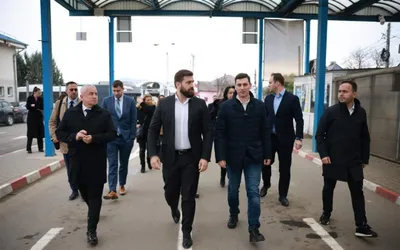 Europarlamentari din Spania, Bulgaria, Germania și România au efectuat o vizită în Maramureș, pe șantierul Podului peste Tisa