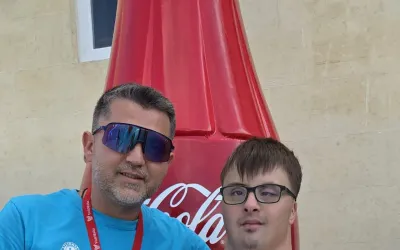Erick Sabău, dublu campion la Special Olympics European Open Swimming Malta 2026