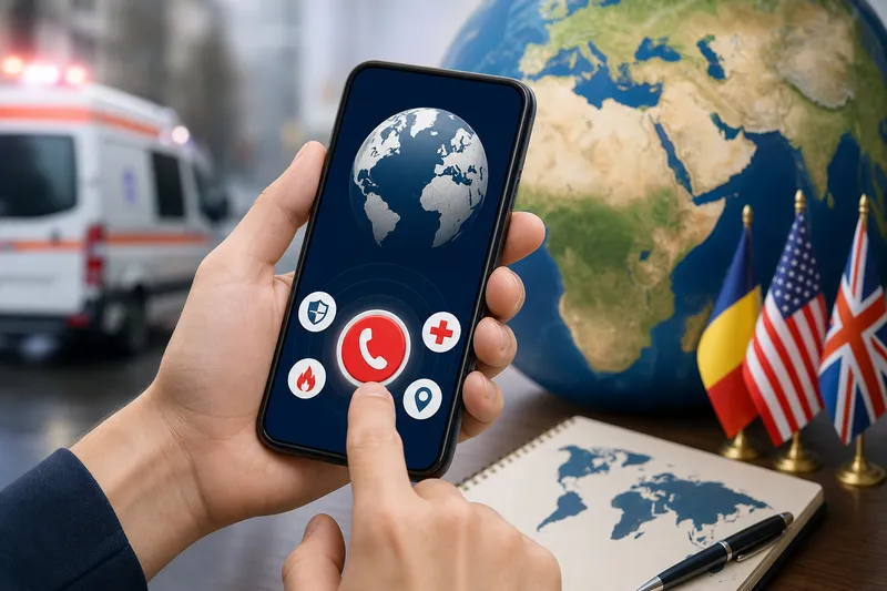 Aplicația S.O.S. din InfoCons oferă 2.215 numere de urgență și utile pentru 172 de țări, funcționând offline