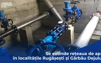 A fost semnat contractul pentru extinderea rețelei de apă în localitățile Rugășești și Gârbău Dejului
