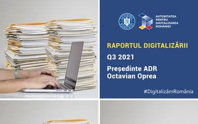 Comunicat de presă | Raportul Digitalizării - activitatea ADR în trimestrul trei al acestui an