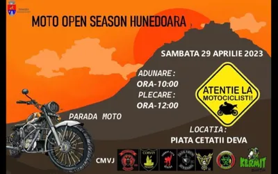 Parada motocicliștilor la Deva