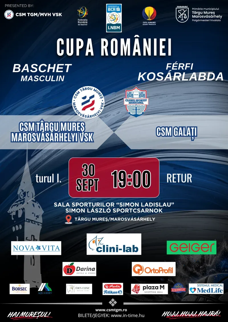 CSM Târgu Mureș: conferință de presă înaintea debutului sezonului de baschet masculin