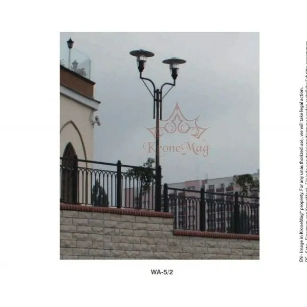 Stâlp Iluminat Exterior Parc din Aluminiu SAL-4-WA-5/2