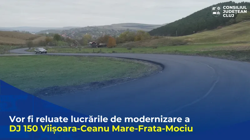 Comunicat de presă | Vor fi reluate lucrările de modernizare a cca. 40 de km de drum județean