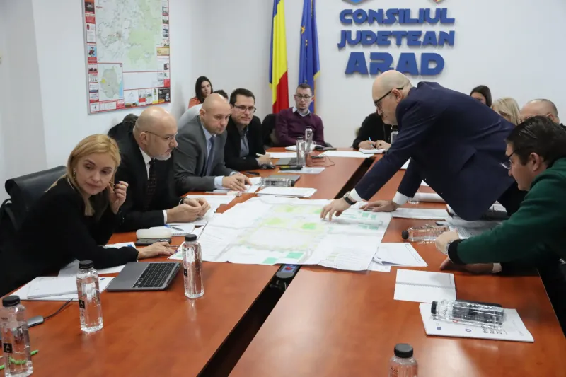 Iustin Cionca: „Prioritățile și proiectele județului Arad au fost dezbătute astăzi la Consiliul Județean”