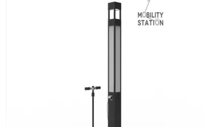 Statie incarcare trotinete/biciclete electrice-alimentata la retea