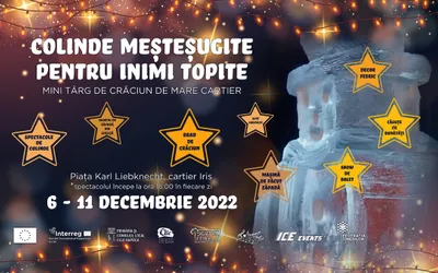 „Colinde meșteșugite pentru inimi topite” - mini târg de Crăciun în cartierul Iris