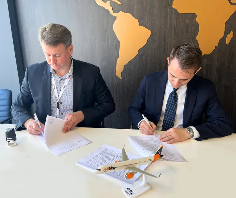 Zboruri către București și Londra, din Oradea | S-a semnat contractul cu operatorul  HiSky