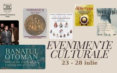 Oferta culturală a Consiliului Județean pentru perioada 23 – 28 iulie