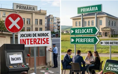 Sălile de jocuri, decizia ajunge la primării. Interdicție totală sau reglementare inteligentă?