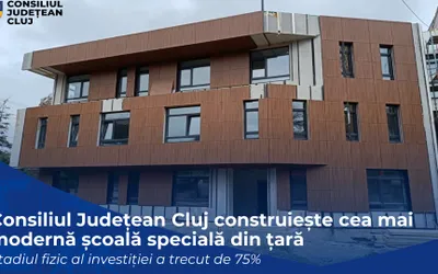 Consiliul Județean Cluj construiește cea mai modernă școală specială din țară
