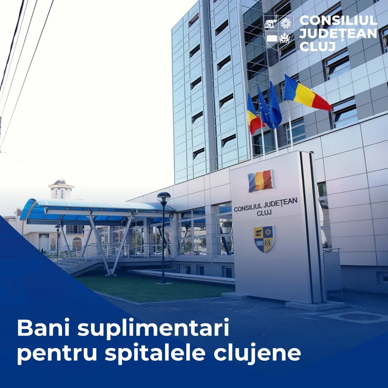 Comunicat de presă | Bani suplimentari pentru spitalele clujene