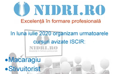 Cursuri luna iulie 2020