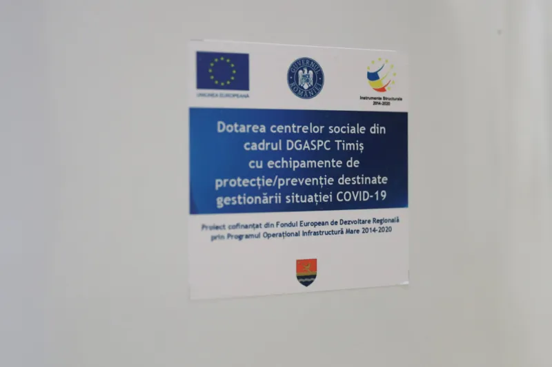 Șapte unități de învățământ special din Timiș au fost dotate cu echipamente de  protecție pentru gestionarea crizei sanitare