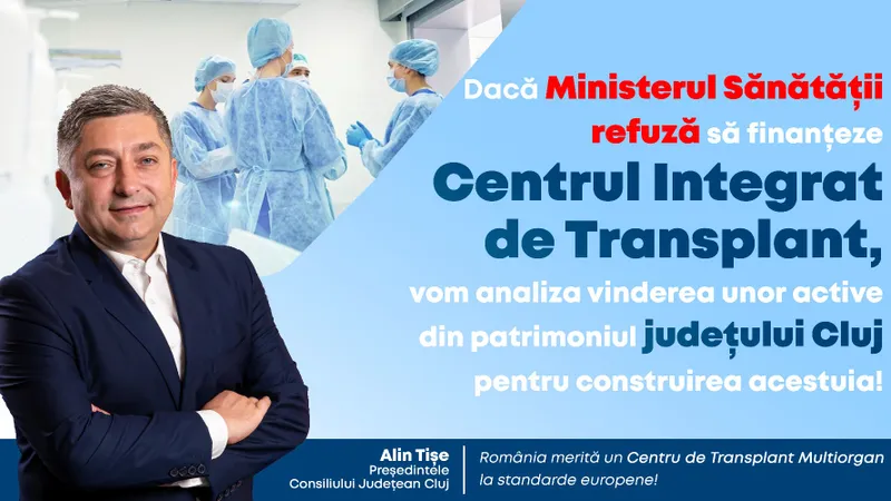 Construcția Centrului Integrat de Transplant din Cluj-Napoca poate începe în două luni